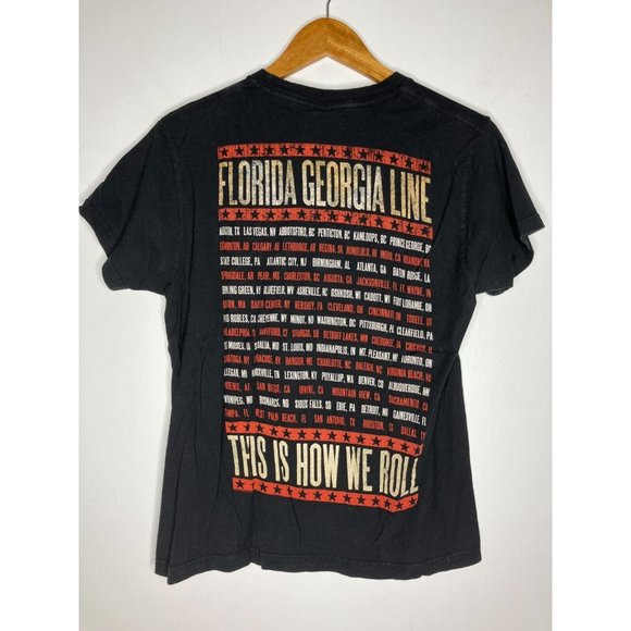 Florida Georgia Line This Is How We Roll Country Men's Medium T-Shirt - Picture 4 of 4